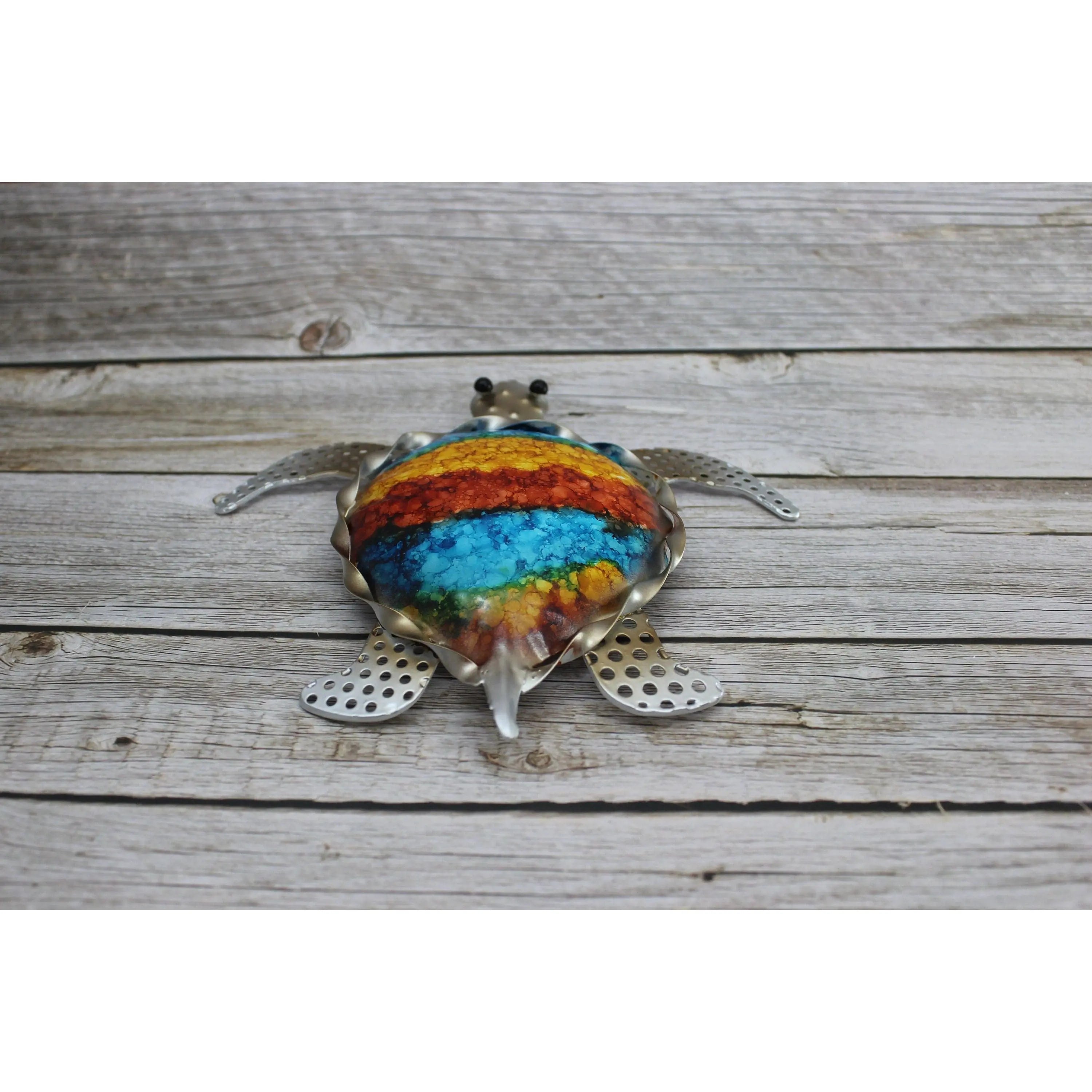 Sea Turtle Wall Art, Sea Turtle Wall Decor, Nautical Decor, Turtle Gift, Turtle Wall Art Metal - Pink Horse Florida