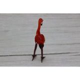 Flamingo Figurine, Glass Flamingo Figurine, On Sale Red Flamingo Figurine, Flamingo Decor, Flamingo - Pink Horse Florida