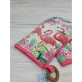 Flamingo Oven Mitts, Coastal Oven Mitts SET OF TWO, Flamingo Kitchen, Flamingo Pot Holder - Pink Horse Florida