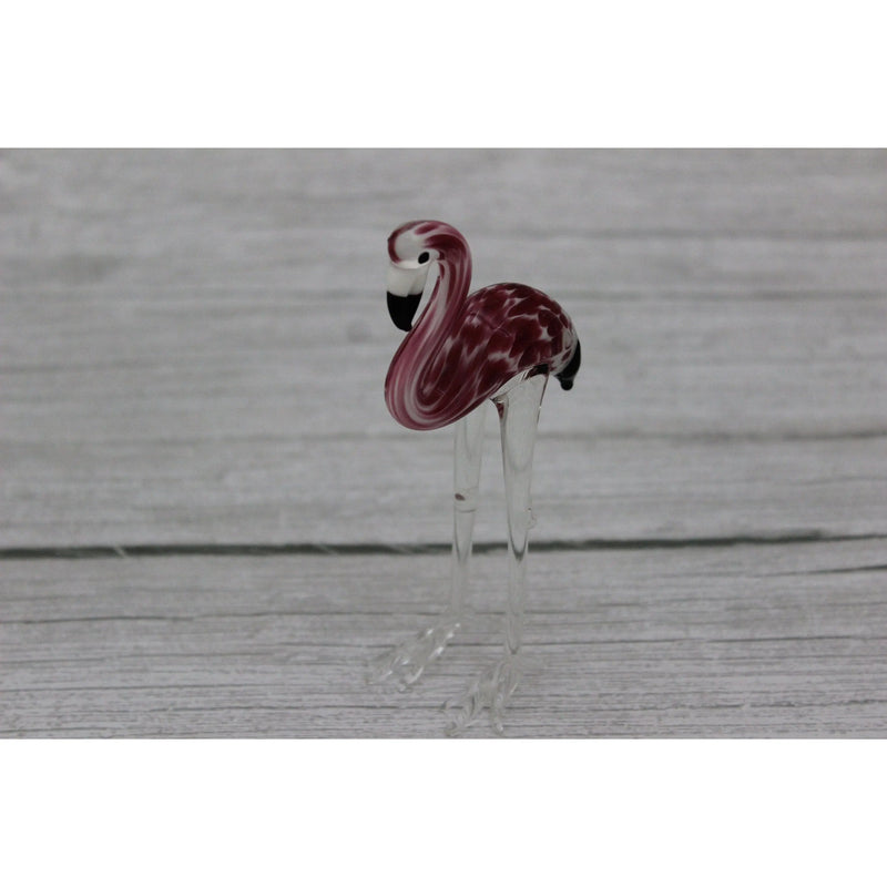 Flamingo Figurine, Glass Flamingo Figurine, On Sale Pink Flamingo Figurine, Flamingo Decor, Flamingo - Pink Horse Florida