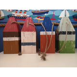 Buoy Floats, Decorative Floats, Hanging Wood Float - Pink Horse Florida