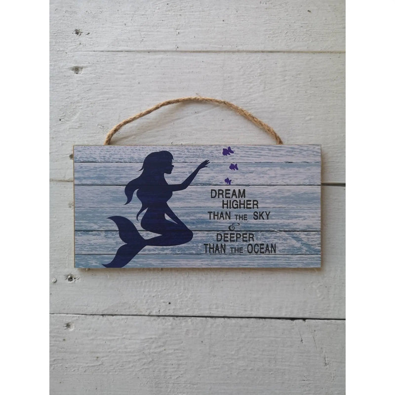 Mermaids Dream Sign, Mermaid Sign, Mermaid Pool Sign, Mermaid Decor - Pink Horse Florida