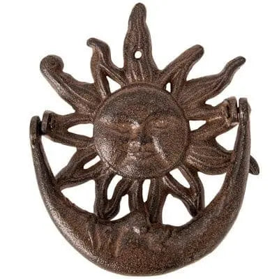 Sun and Moon Door Knocker, Sun and Moon Decor, Sun Door Knocker, Door Knocker - Pink Horse Florida