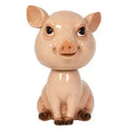Bobblehead Pig, Pig Figurine, Funny Animal Figurine, Farm Figurine, Farm Decor, Funny Farm Decor, - Pink Horse Florida