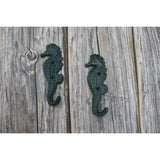 Seahorse Hook, Seahorse Key Hook, Beach Decor, Seahorse Decor, Key hook SET OF TWO, Nautical Decor, - Pink Horse Florida