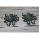 Octopus Hook, Octopus Decor, Nautical Decor, Octopus Key Hook SET OF TWO, Beach Decor, Octopus Gift, - Pink Horse Florida