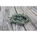 Ship Wheel Door Knocker, Dolphin Door Knocker, Dolphin Decor for Door, Nautical Decor, Door Knocker, - Pink Horse Florida