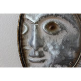 Moon and Sun Face, Moon and Sun Wall Hanging, Metal Wall Hanging, Patio Decor, Porch - Pink Horse Florida