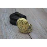 Antique Compass, Vintage Compass, Pocket Compass, Brass Compass - Pink Horse Florida