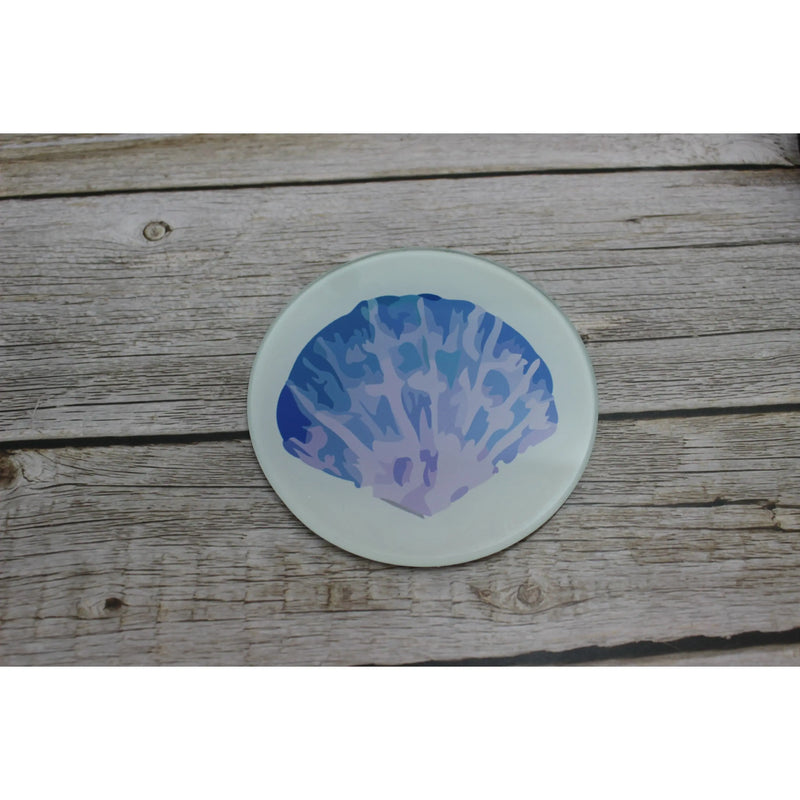 Seashell Coasters, Beach Coasters, Seashell Decor, Beach Home Decor, Nautical Coasters, Nautical - Pink Horse Florida