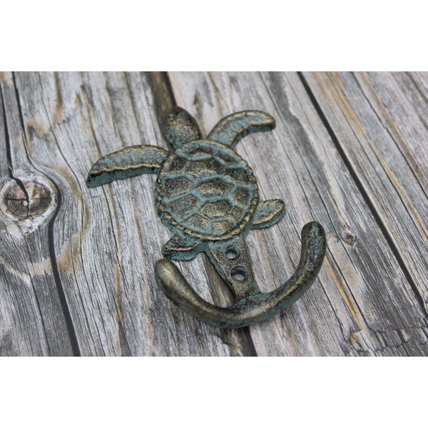 Turtle Hook, On Sale Ocean Decor, Sea Turtle Hook, Turtle Decor, Sea Turtle Decor, Beach Decor, - Pink Horse Florida
