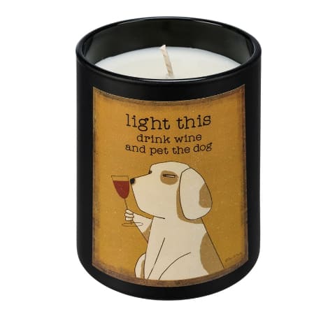 Candle in Jar, Handmade Candle, Dog Lover Candle, Dog Lover Gift, Dog Candle, Candle Gift - Pink Horse Florida