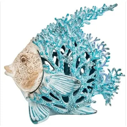 Fish Coral Look, Fish Figurine, Fish Decor, Fish Decoration, Beach Home, Ocean Decor, Boat Decor - Pink Horse Florida