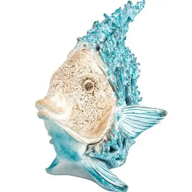 Fish Coral Look, Fish Figurine, Fish Decor, Fish Decoration, Beach Home, Ocean Decor, Boat Decor - Pink Horse Florida