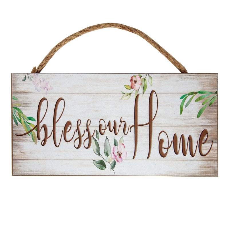 Bless Our Home Sign, Wall Sign, Bless This Home, Bless Our Home Wall Decor, Bless Our Home Rustic - Pink Horse Florida