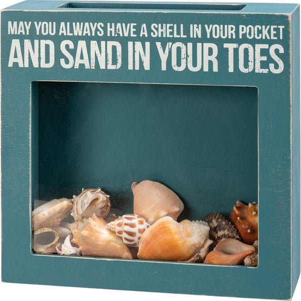 Seashell Holder, Beach Keepsake, Beach Gift, Seashell Decor, Seashell Decorative Piece - Pink Horse Florida