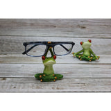 Meditating Frog SET OF TWO, Frog Figurine, Meditating Frog, Yoga Frog, Frog Decor - Pink Horse Florida