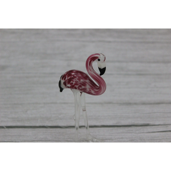 Flamingo Figurine, Glass Flamingo Figurine, On Sale Pink Flamingo Figurine, Flamingo Decor, Flamingo - Pink Horse Florida