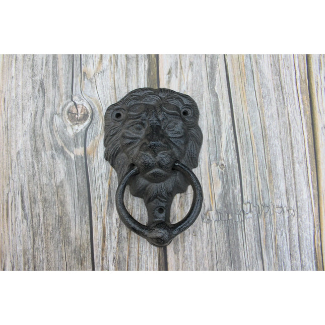 Lion Door Knocker, Antique Door Knocker, Lion Head, Door Knocker, Vintage Door Knocker - Pink Horse Florida