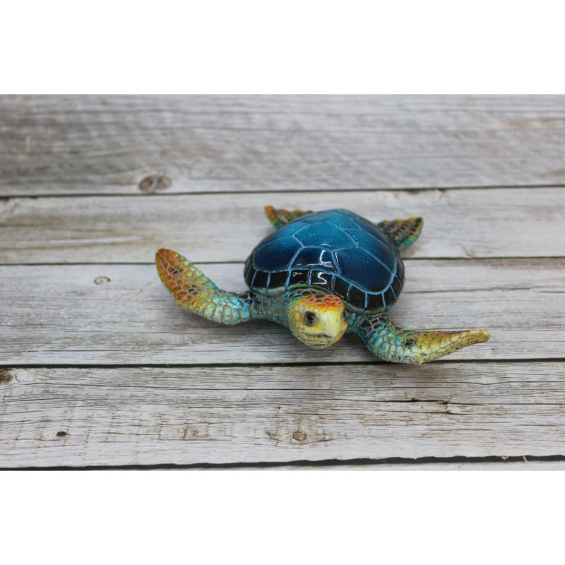 Turtle Figurine, Sea Turtle Figurine, Sea Turtle Decor, Turtle Wall Decor, Turtle Decor, Beach Home, - Pink Horse Florida