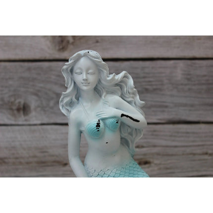 Mermaid Figurine, Mermaid Decor, Coastal Decorative Accent, Mermaid Collectibles, Mermaid Vase - Pink Horse Florida