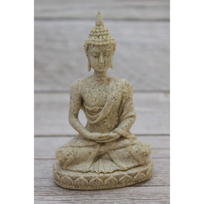 Buddha Meditating, Meditating Statue, Thai Buddha, Meditating Figurine, Meditating Buddha Statue - Pink Horse Florida