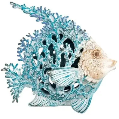 Fish Coral Look, Fish Figurine, Fish Decor, Fish Decoration, Beach Home, Ocean Decor, Boat Decor - Pink Horse Florida