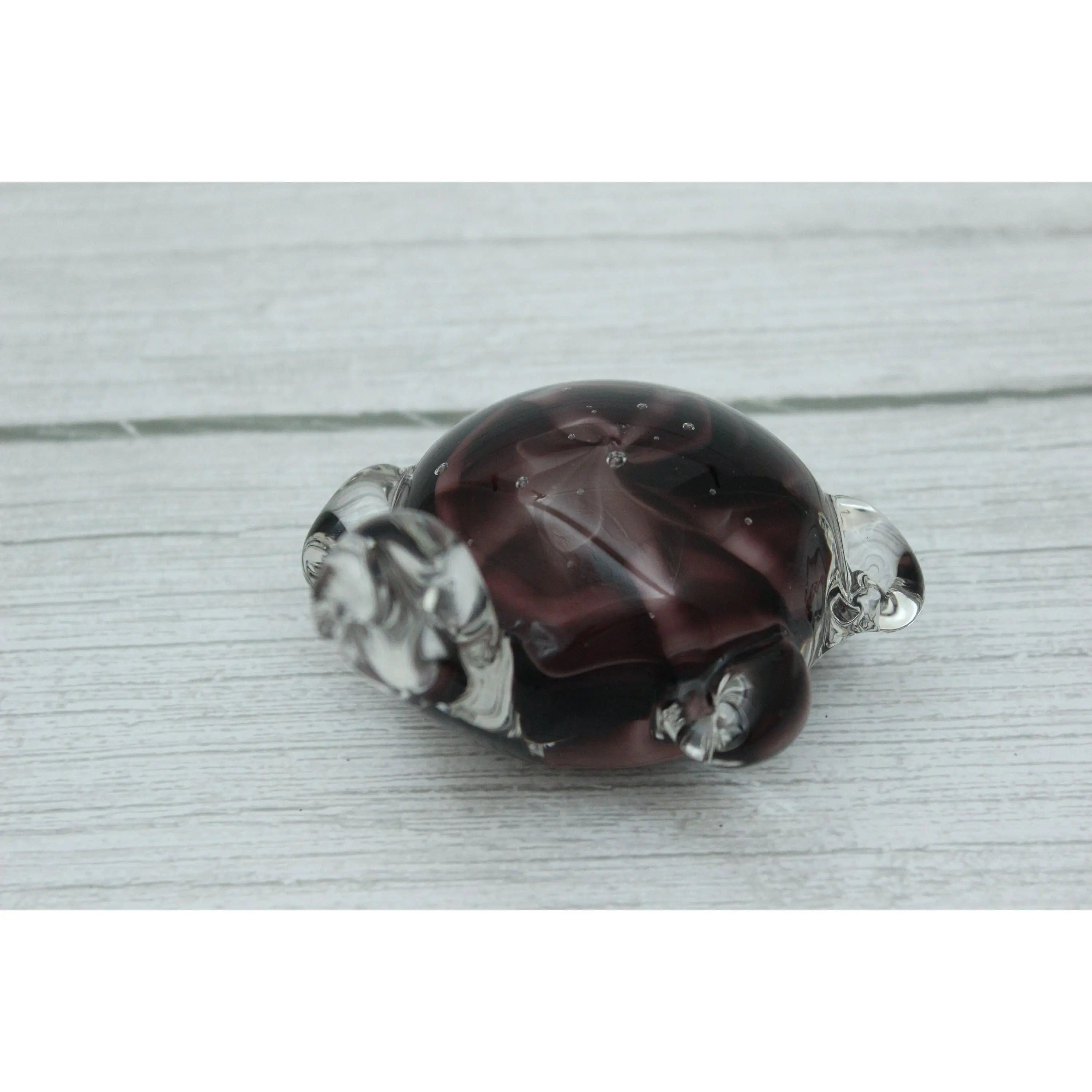 Sea Turtle Figurine, Glass Sea Turtle Figurine, GlassTurtle Figurine, Turtle Decor, Sea Turtle - Pink Horse Florida