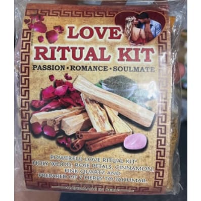 Love Ritual Kit, Smudging Kit, Palo Santo Sticks, Smudging - Pink Horse Florida