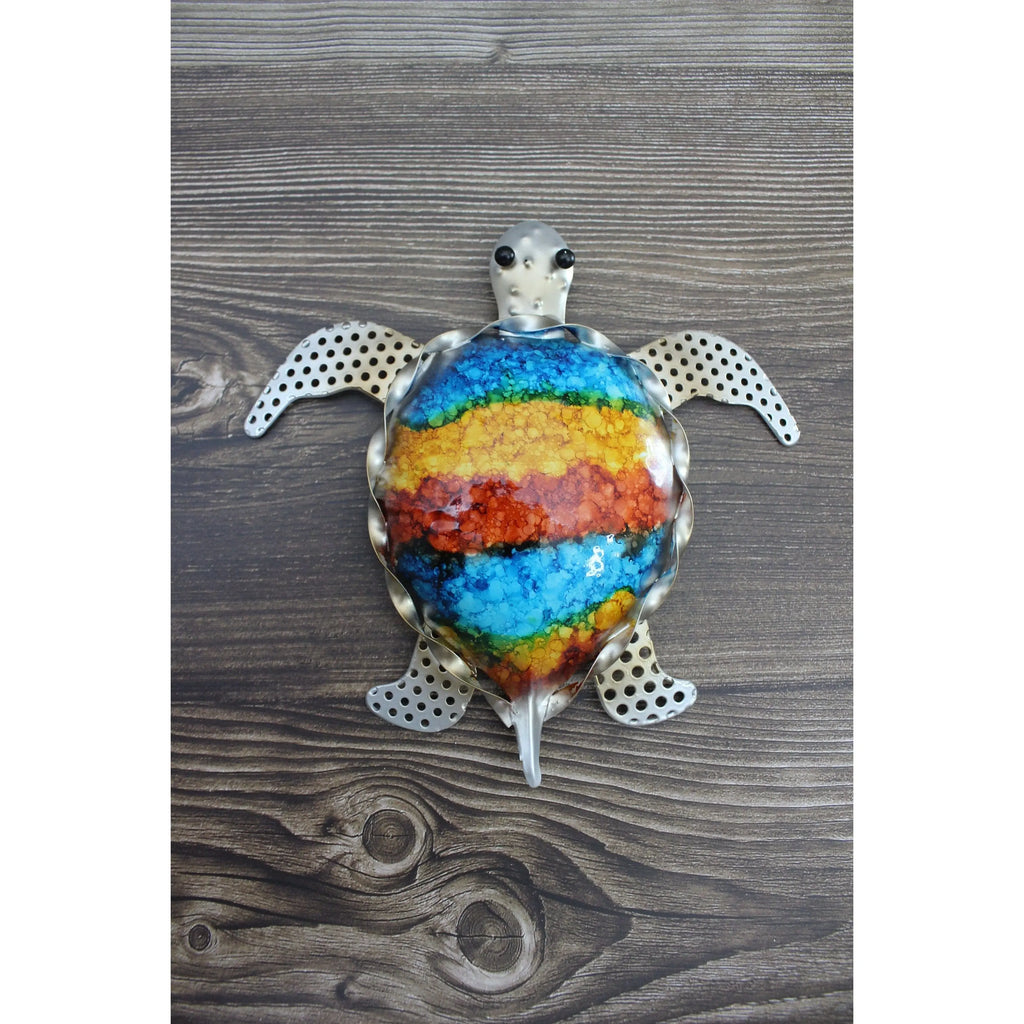 Sea Turtle Wall Art, Sea Turtle Wall Decor, Nautical Decor, Turtle Gift, Turtle Wall Art Metal - Pink Horse Florida