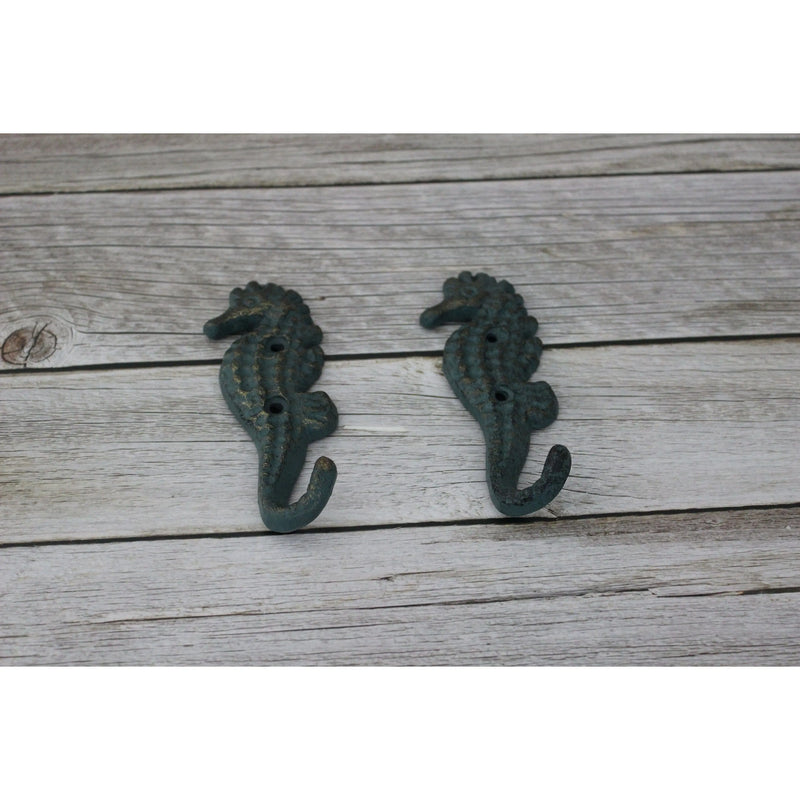 Seahorse Hook, Seahorse Key Hook, Beach Decor, Seahorse Decor, Key hook SET OF TWO, Nautical Decor, - Pink Horse Florida