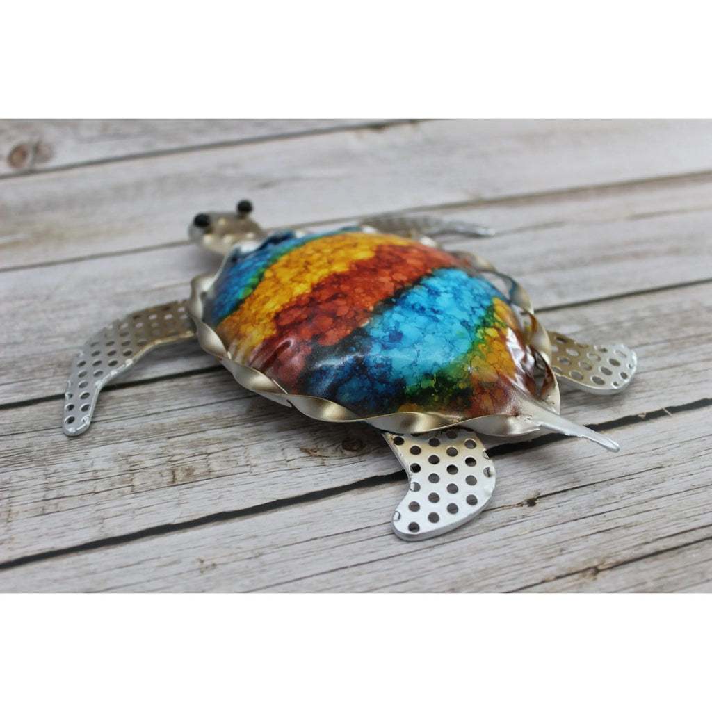 Sea Turtle Wall Art, Sea Turtle Wall Decor, Nautical Decor, Turtle Gift, Turtle Wall Art Metal - Pink Horse Florida