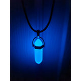 Blue Glow in the Dark Spear Necklace, Glow in the Dark Necklace, Arrow Necklace, Arrow Jewelry, - Pink Horse Florida