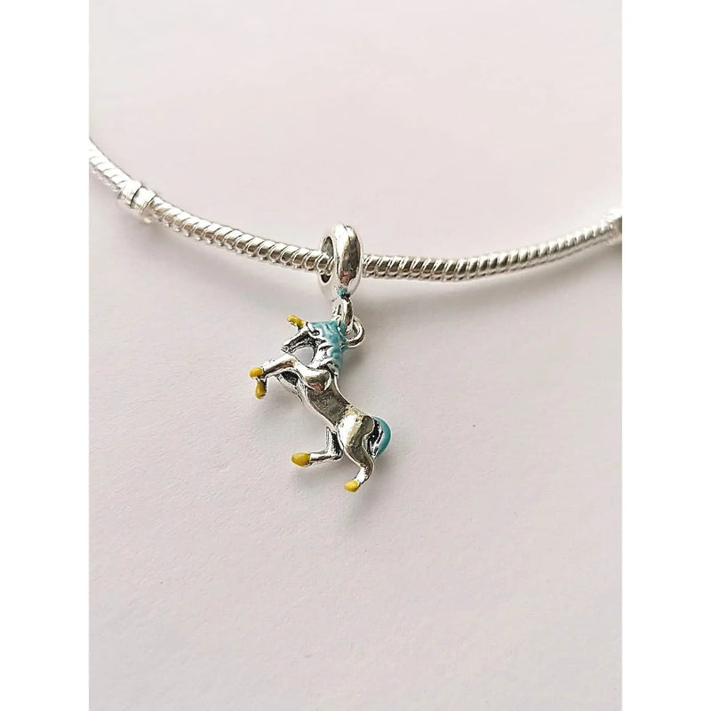 Unicorn Charm, Unicorn Charm for Bracelet, Unicorn Jewelry, Unicorn Charm Bracelet, Unicorn Charms - Pink Horse Florida