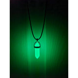 Green Glow in the Dark Spear Necklace, Glow in the Dark Necklace, Arrow Necklace, Arrow Jewelry, - Pink Horse Florida