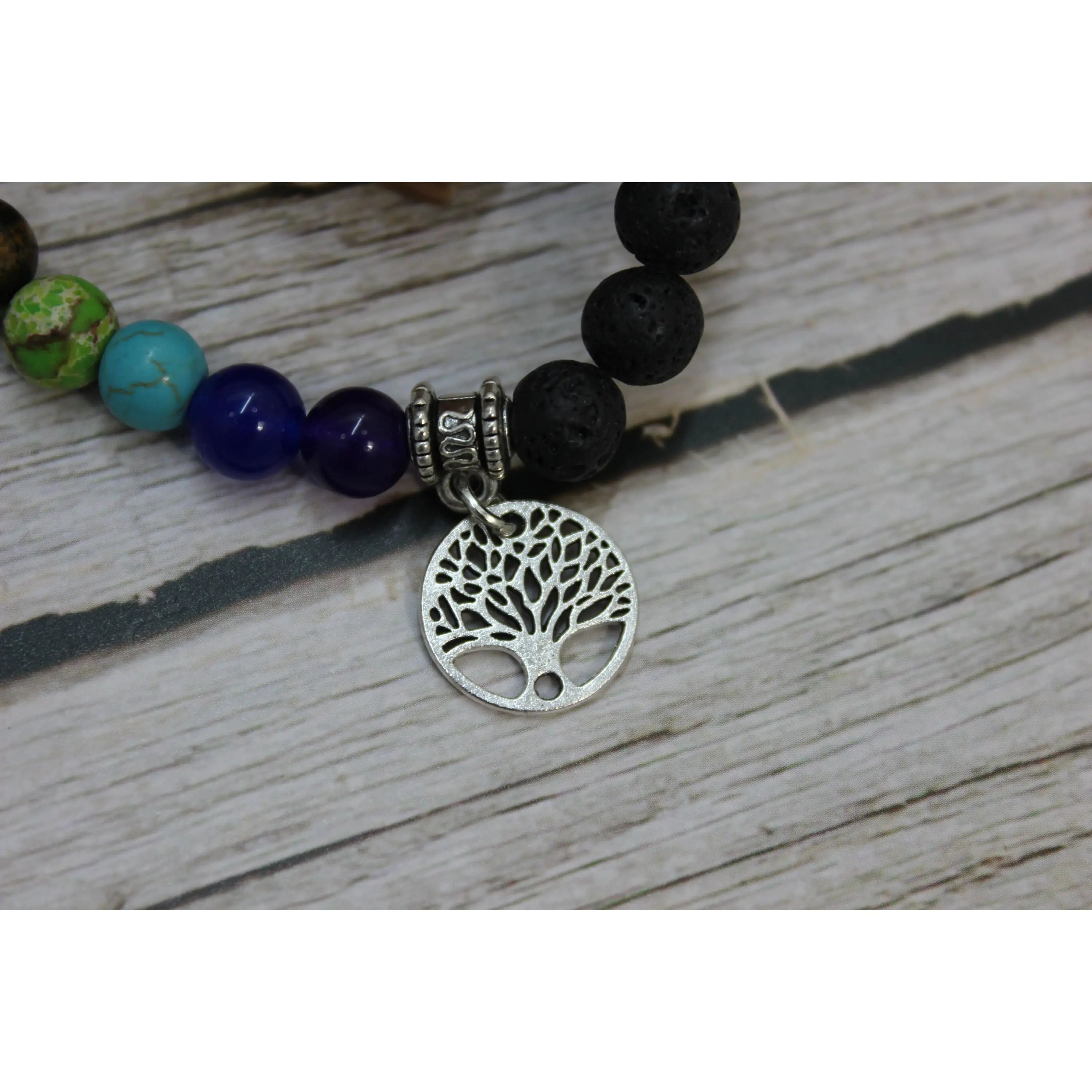 7 Chakra Life Tree Bracelet, Beaded Bracelet, Chakra Bracelet, Seven Chakra Bracelet, Chakra Jewelry - Pink Horse Florida