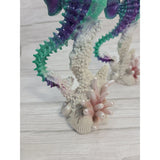 Seahorse Figurine, Seahorse Coral Figurine, Seahorse Decor, Beach Home Decor, Ocean - Pink Horse Florida