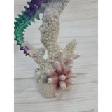 Seahorse Figurine, Seahorse Coral Figurine, Seahorse Decor, Beach Home Decor, Ocean - Pink Horse Florida