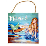 Mermaid Lounge, Mermaid Beach Sign, Mermaid Sign, Mermaid Bathroom Decor, Mermaid Pool Sign, Mermaid - Pink Horse Florida