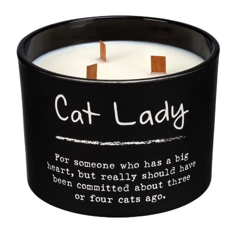 Candle in Jar, Handmade Candle, Cat Lady Candle, Cat Lady Gift, Cat Candle, Candle Gift - Pink Horse Florida