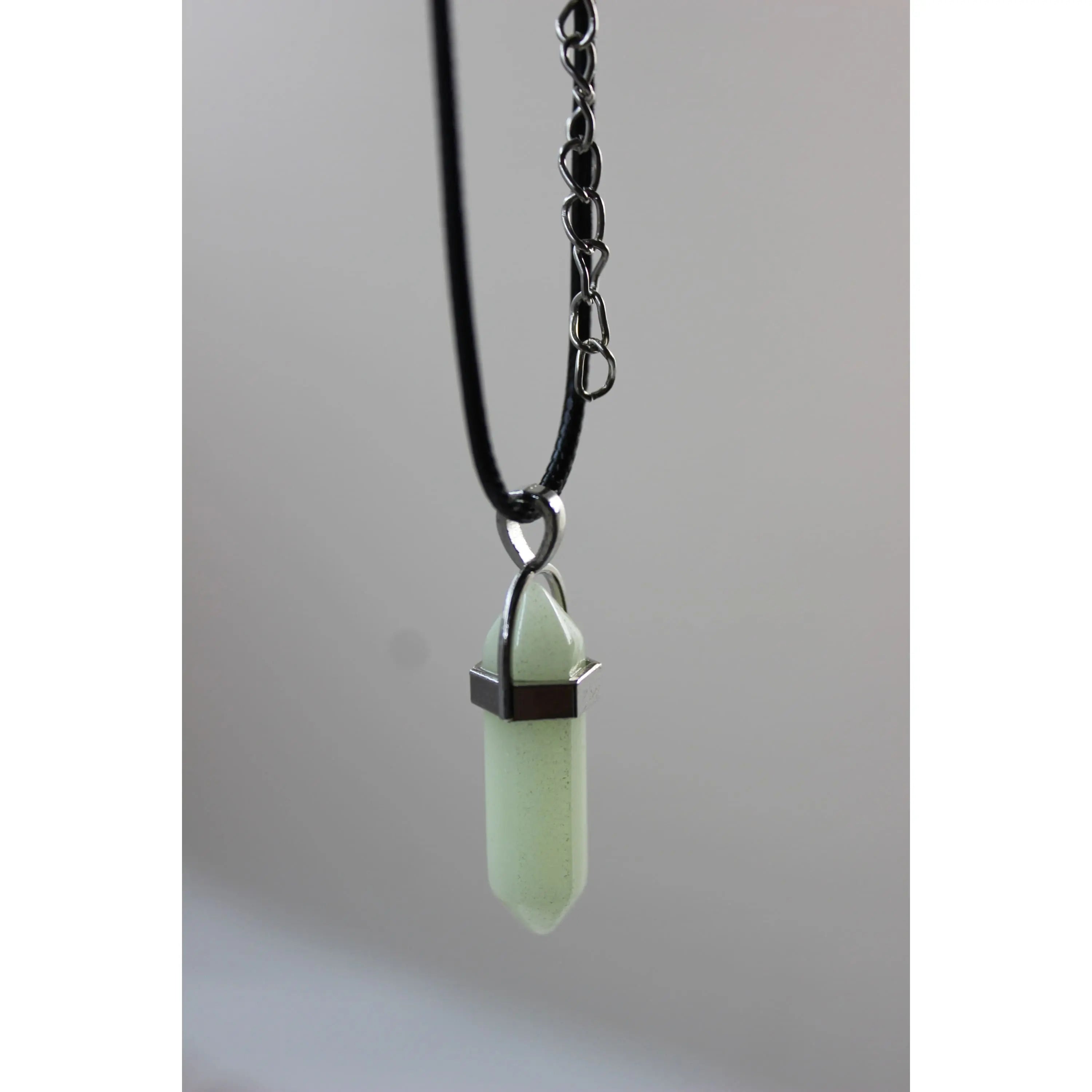 Blue Glow in the Dark Spear Necklace, Glow in the Dark Necklace, Arrow Necklace, Arrow Jewelry, - Pink Horse Florida