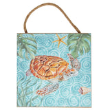 Sea Turtle Wall Art, Sea Turtle Sign, Underwater Sea Turtle - Pink Horse Florida