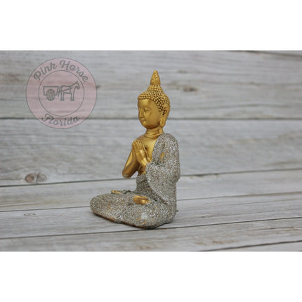 Meditating Buddha, Meditating Statue, Buddha, Thai Buddha, Yoga Figurine, Meditating Figurine, - Pink Horse Florida