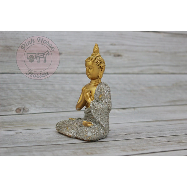 Meditating Buddha, Meditating Statue, Buddha, Thai Buddha, Yoga Figurine, Meditating Figurine, - Pink Horse Florida