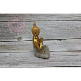 Meditating Buddha, Meditating Statue, Buddha, Thai Buddha, Yoga Figurine, Meditating Figurine, - Pink Horse Florida