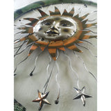 Moon, Sun, and Stars Wall Hanging, Metal Wall Hanging, Moon, Sun and Stars Outdoor Decor - Pink Horse Florida