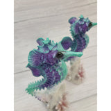 Seahorse Figurine, Seahorse Coral Figurine, Seahorse Decor, Beach Home Decor, Ocean - Pink Horse Florida