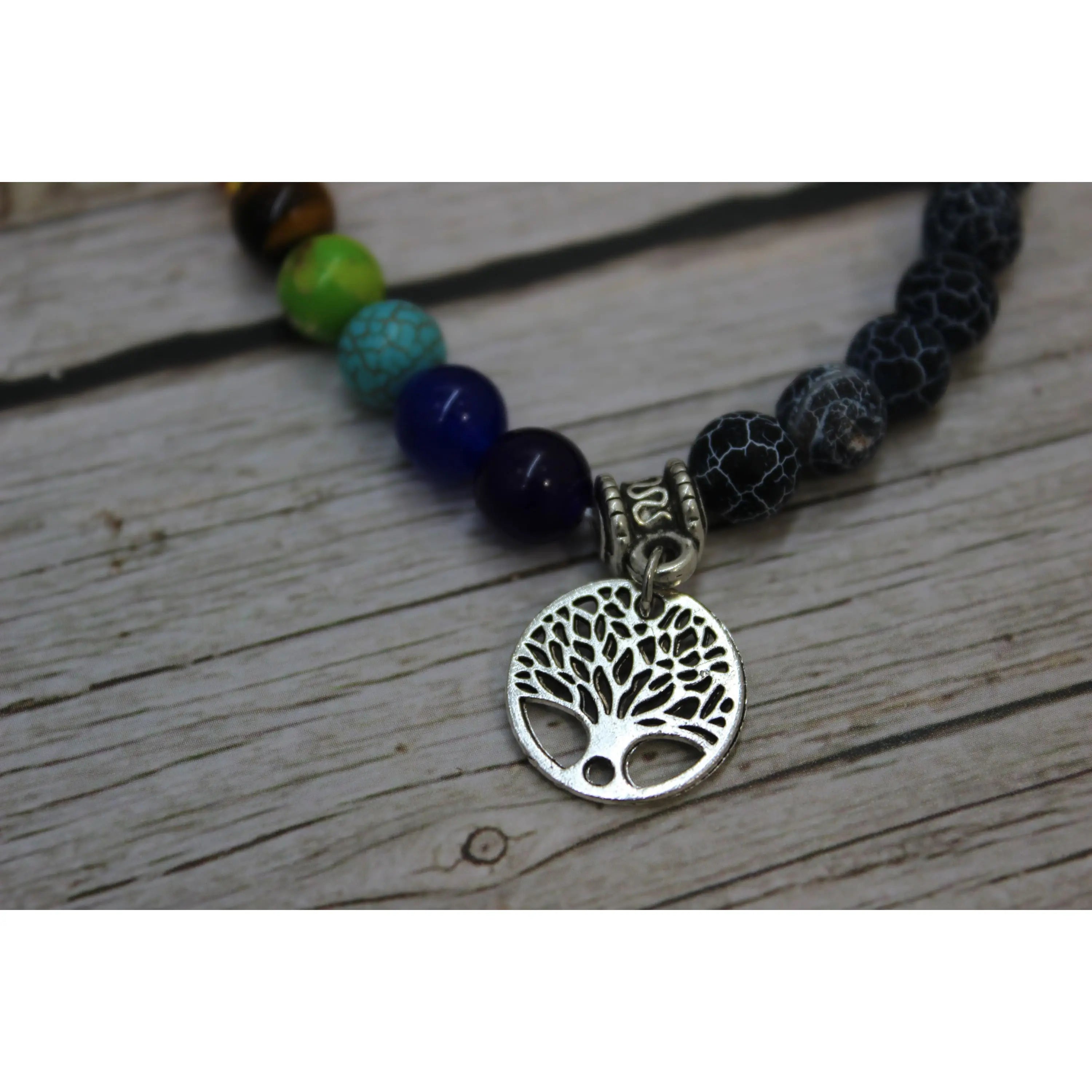 7 Chakra Life Tree Bracelet, Beaded Bracelet, Chakra Bracelet, Seven Chakra Bracelet, Chakra Jewelry - Pink Horse Florida