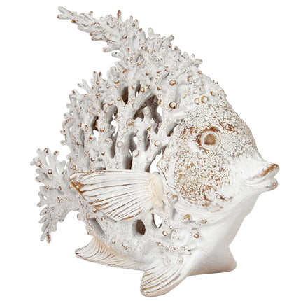 Fish Coral Look, Fish Figurine, Fish Decor, Fish Decoration, Beach Home, Ocean Decor, Boat Decor - Pink Horse Florida