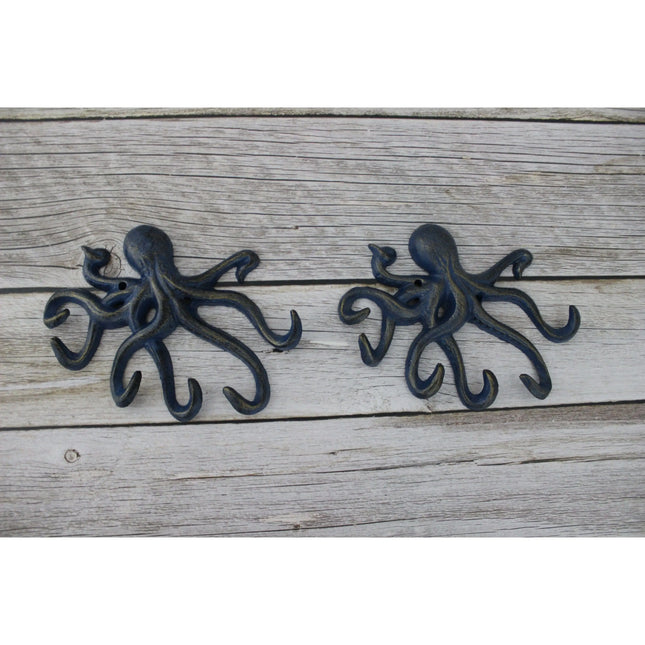 Octopus Hook, Octopus Decor, Nautical Decor, Octopus Key Hook, Beach Hook, Beach Decor, Octopus - Pink Horse Florida